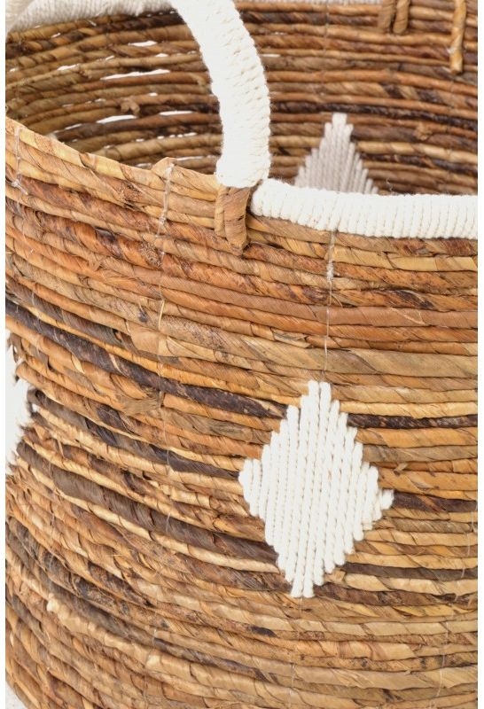 Product photograph of Ancient Mariner Diamond Baskets Set Of 3 from Choice Furniture Superstore.